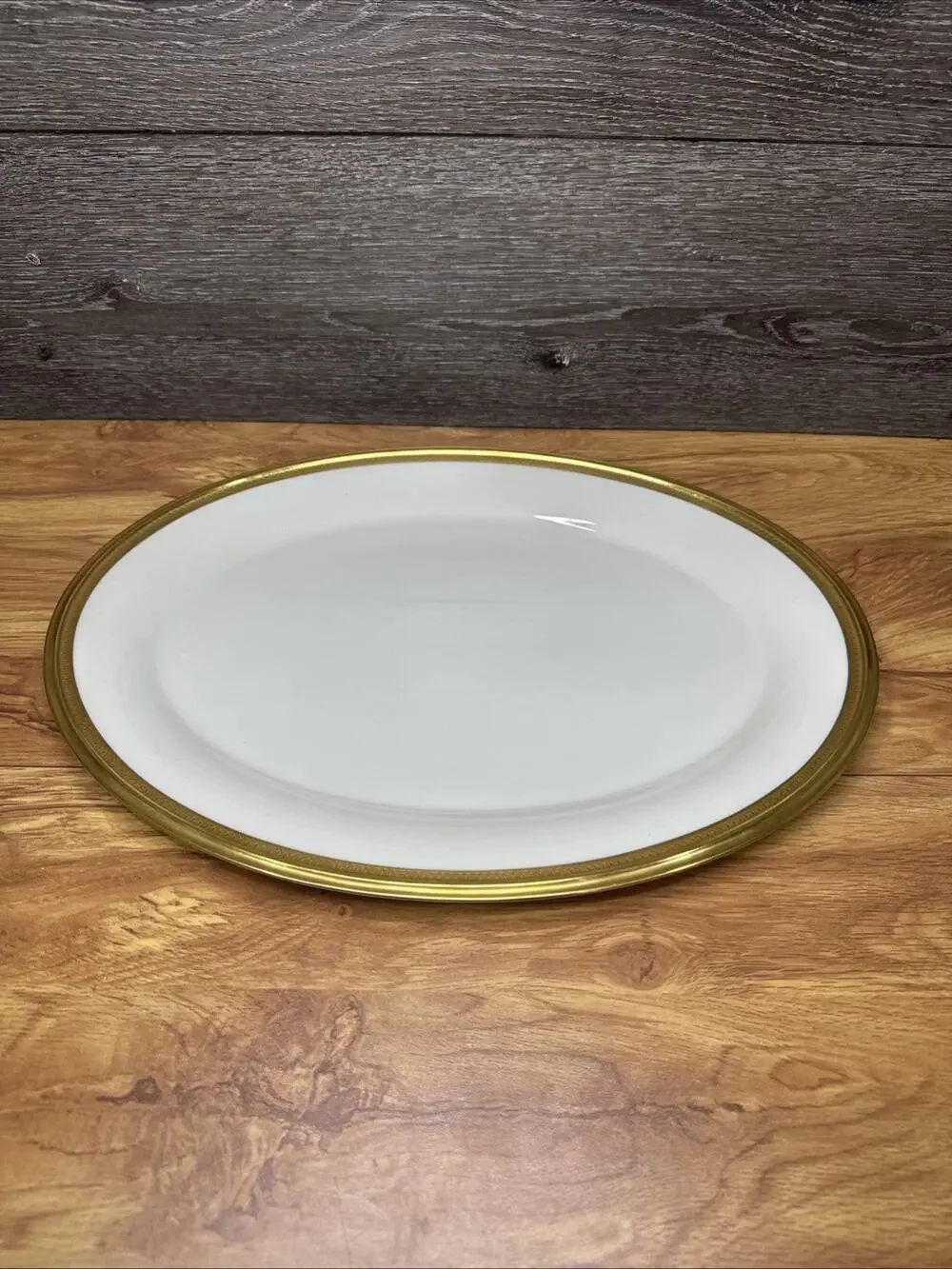 Lenox Aristocrat Gold Encrusted Oval Platter 16x12”